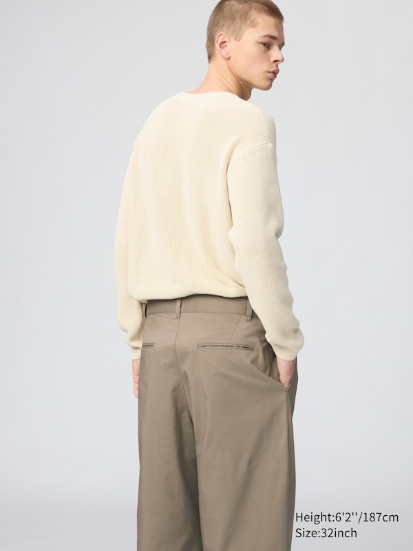 Pleated Wide Trousers