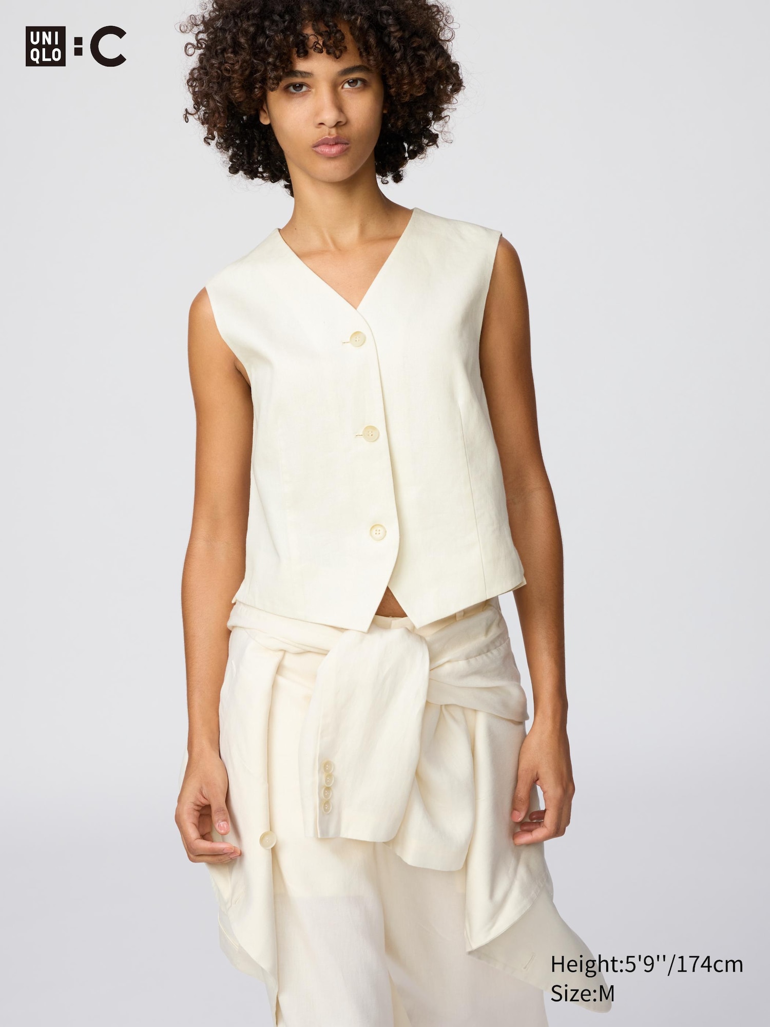 100% Premium Linen Vest