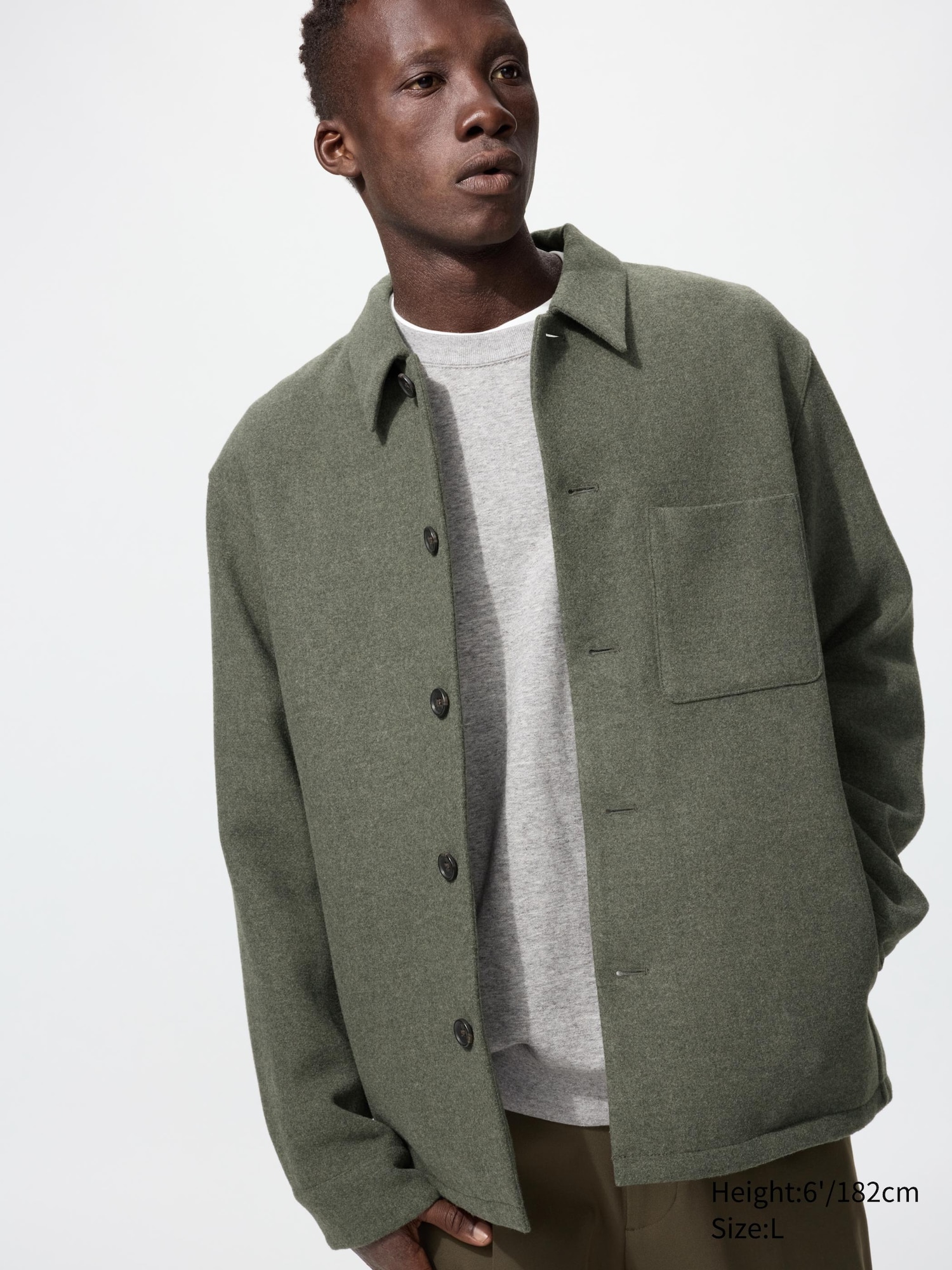 Men's Double-Faced Shirt Jacket | UNIQLO UK
