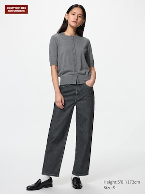 High Rise Straight Jeans