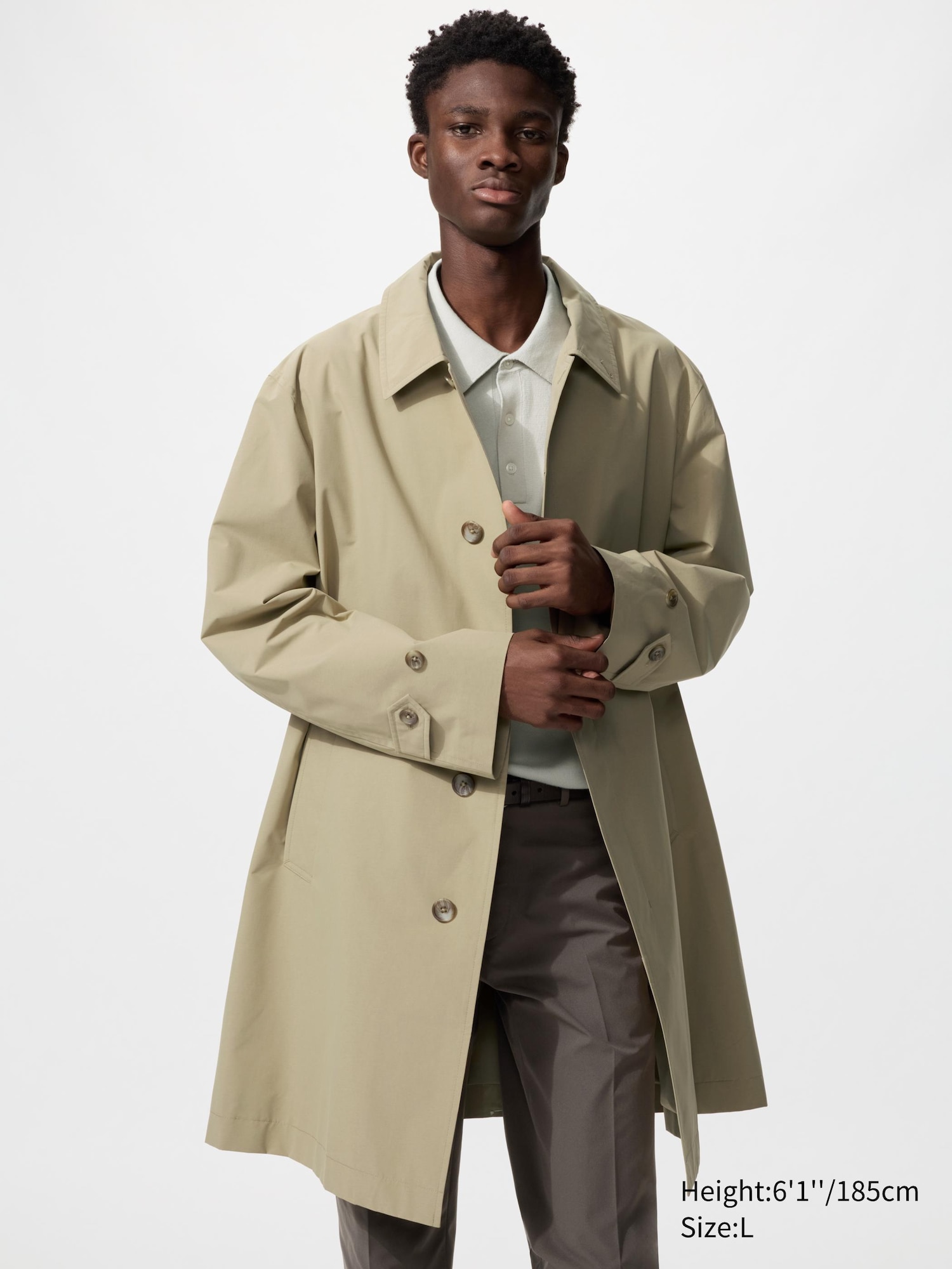Men's Single Breasted Coat | UNIQLO UK