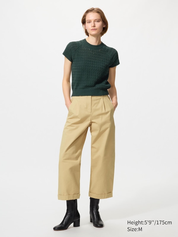 Textured Linen Crew Neck Jumper (Short Sleeve)