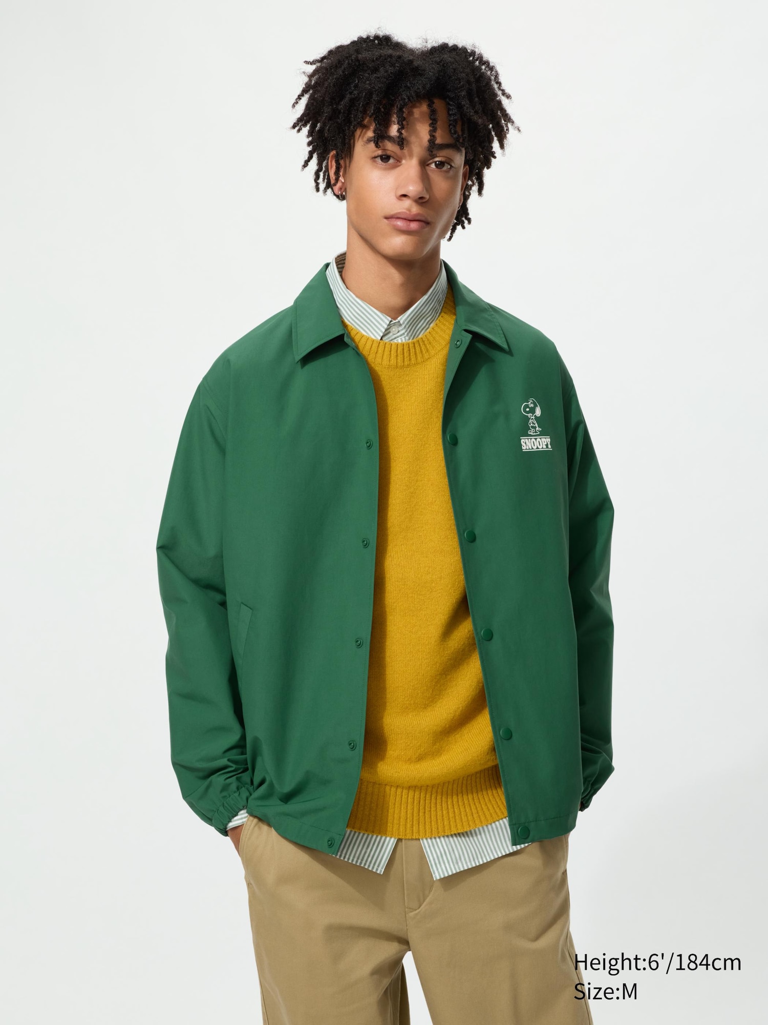 PEANUTS UT Graphic Coach Jacket
