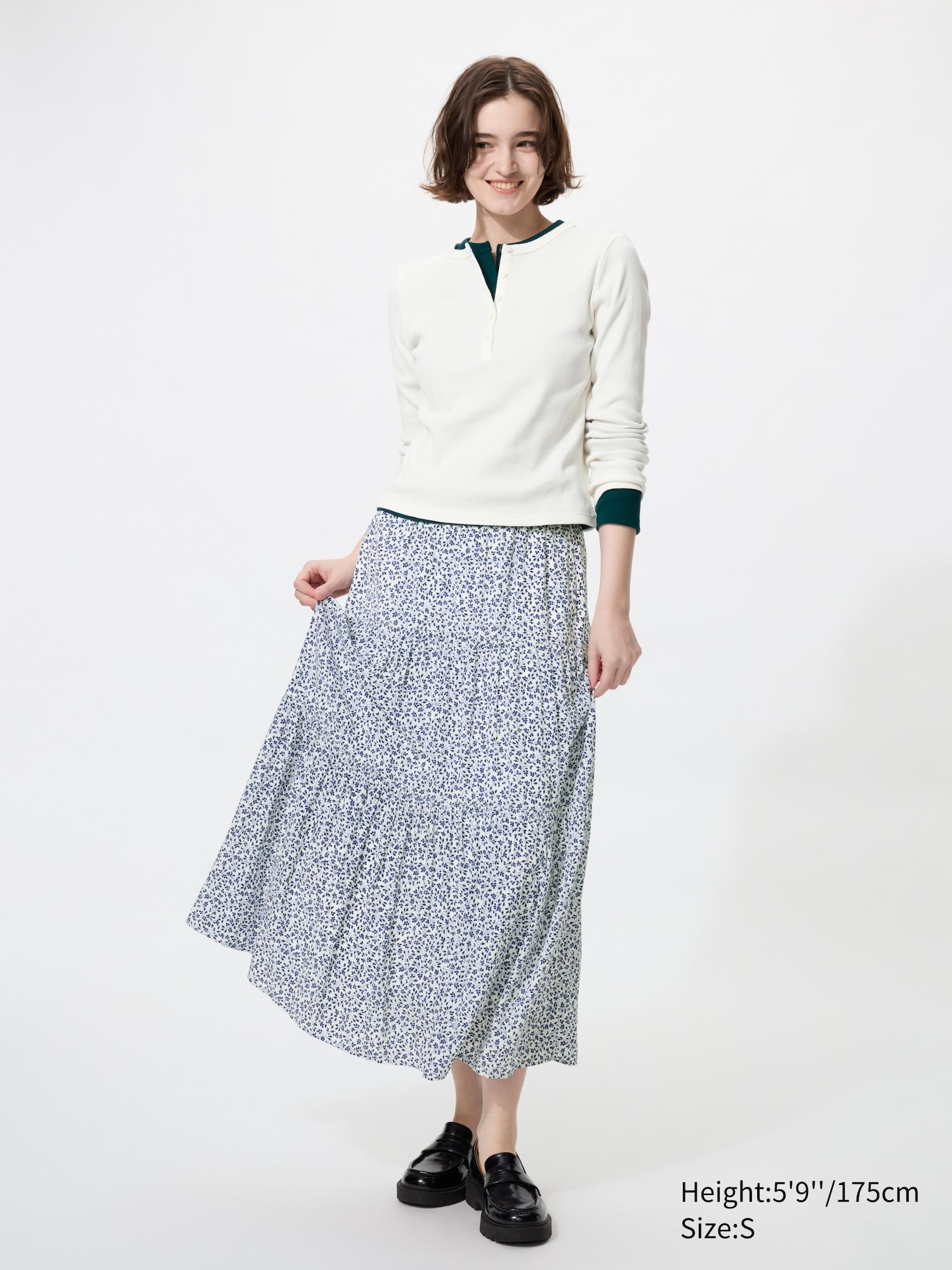 Tiered Maxi Skirt (Printed)