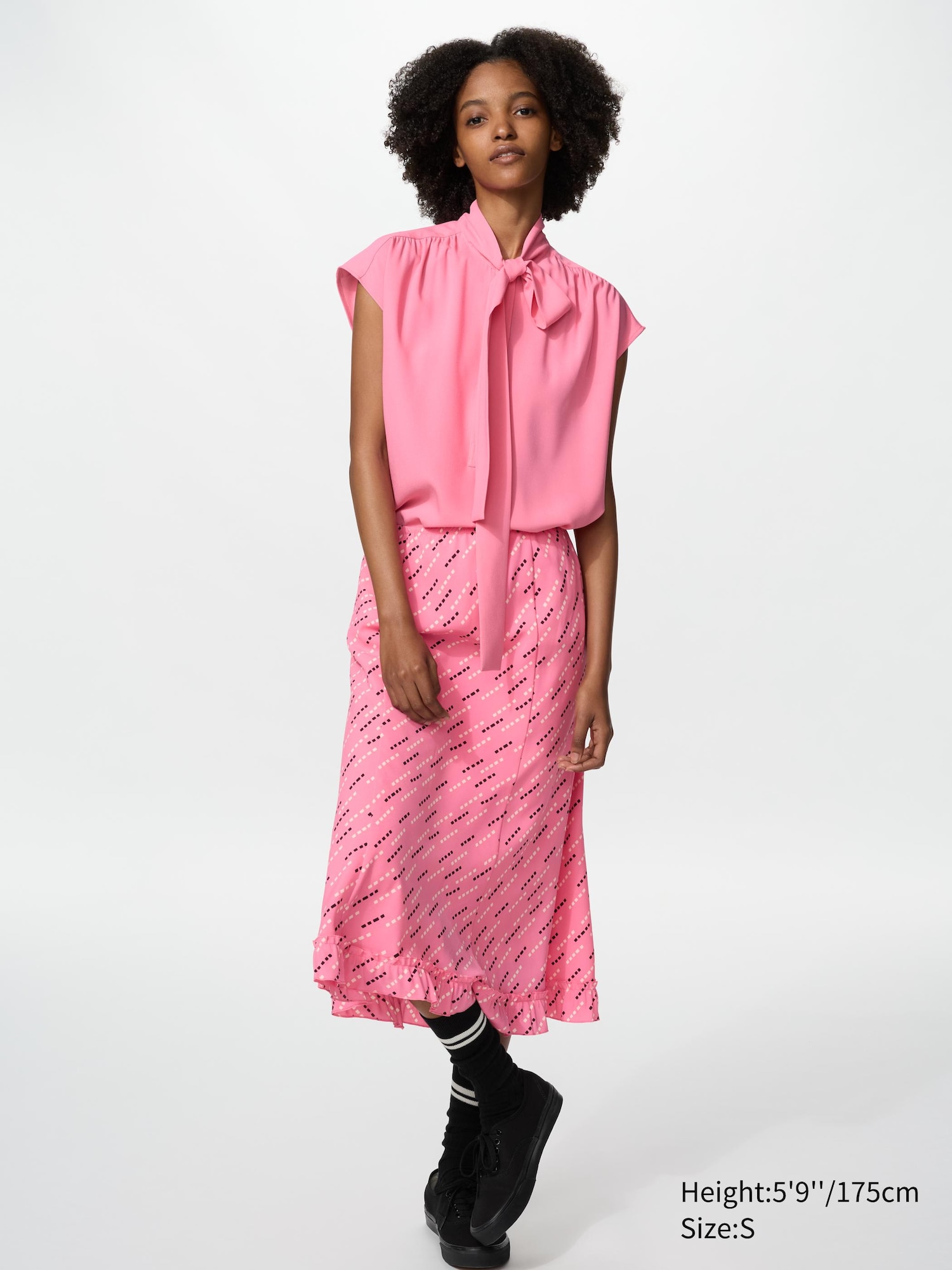 Bow Tie Blouse (Sleeveless)