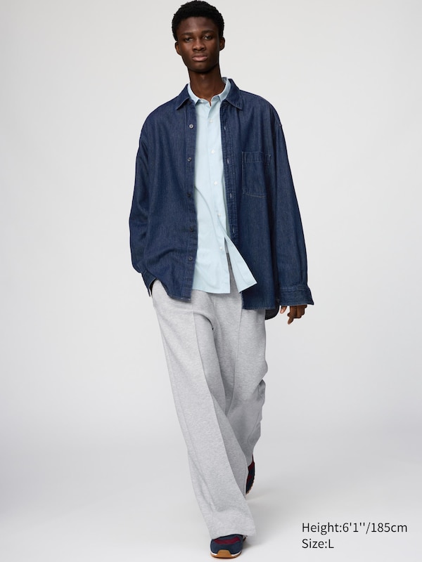 Sweat Straight Trousers (Longer)