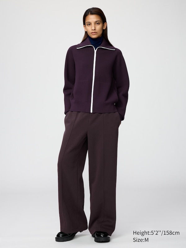 Sweat Straight Trousers (Shorter)