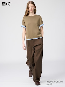Barrel Leg Trousers