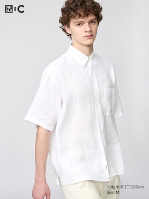 100% Premium Linen Oversized Shirt