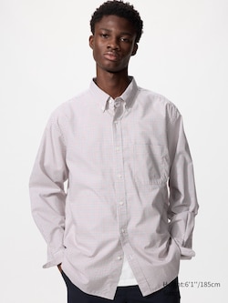 Broadcloth Regular Fit Shirt (Button-Down Collar, Check)