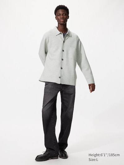 Milano Ribbed Shirt Collar Cardigan