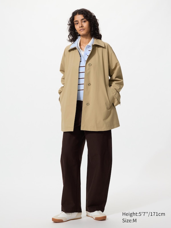 Single Breasted Short Coat (Relaxed)