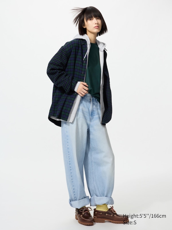 Flannel Shirt (Check, Regular Collar)