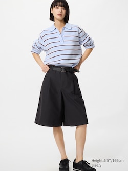 Jersey Pleated Shorts