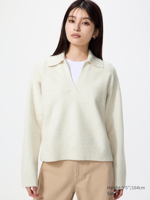 Soufflé Yarn Skipper Polo Jumper