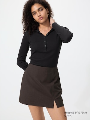 Slit Skort