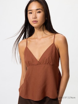 Linen Blend Camisole Top