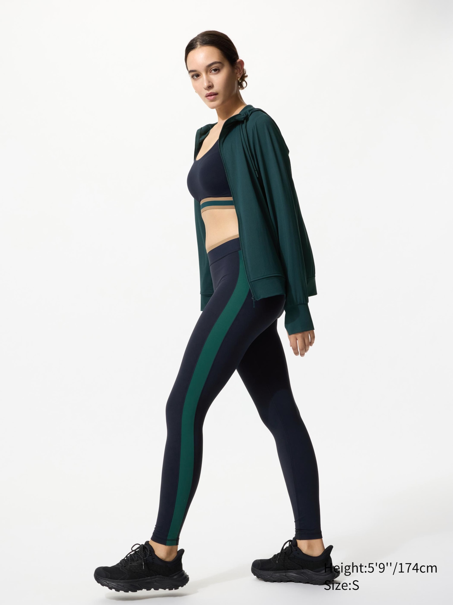 Ultra Stretch UV Protection Active Leggings (Line, Longer)