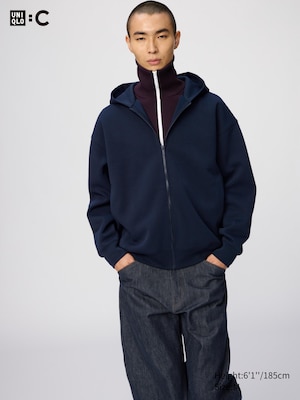 Sweat Oversized Full-Zip Hoodie