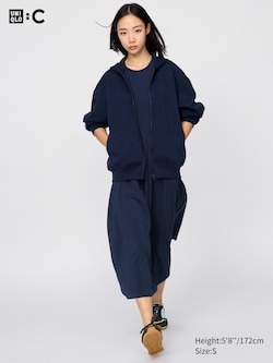 Oversized Sweat Full-Zip Hoodie