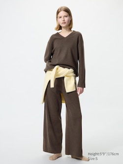 Washable Knit Trousers (Smooth)