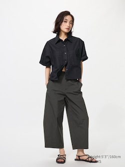 Barrel Ankle Trousers (Shorter)