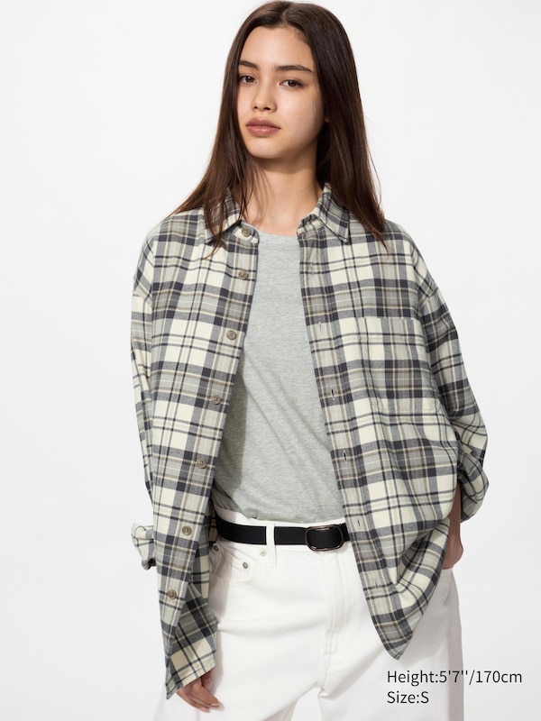 Flannel Shirt (Regular Collar, Checked)