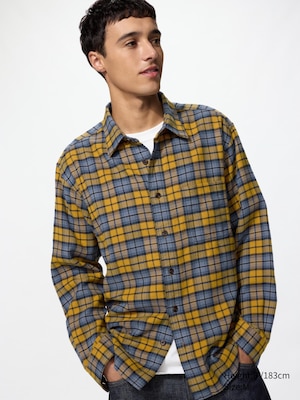 Flannel Shirt (Regular Collar, Checked)