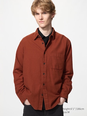 Flannel Shirt (Regular Collar, Heather)