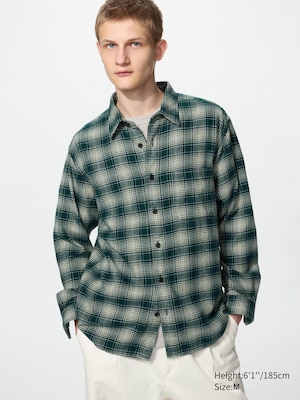 Flannel Shirt (Regular Collar, Check)
