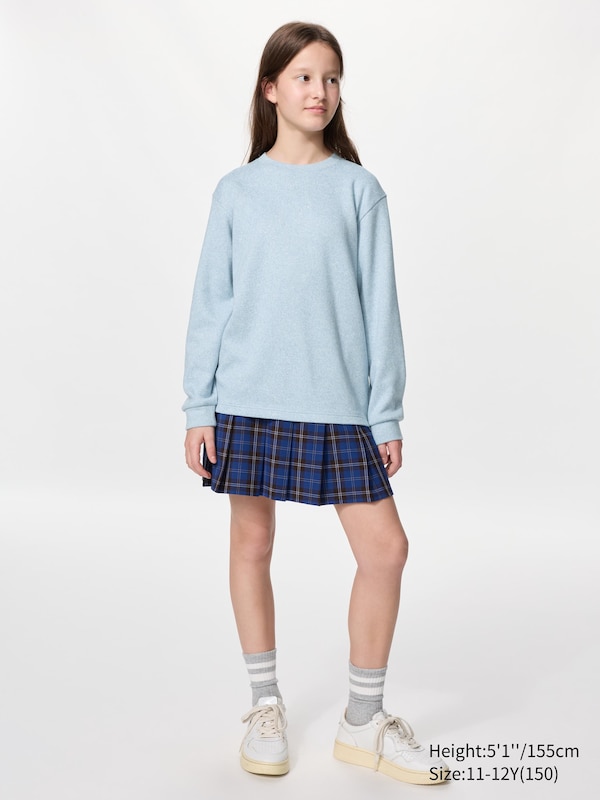 Soft Knit Fleece Crew Neck T-Shirt (Long Sleeve)