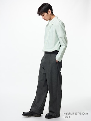 Brushed Jersey Wide Trousers