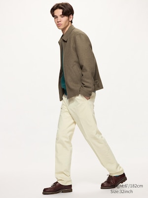 Smart 2-Way Stretch Trousers (Corduroy, Longer)