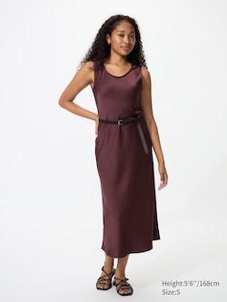 Satin Dress (Sleeveless)