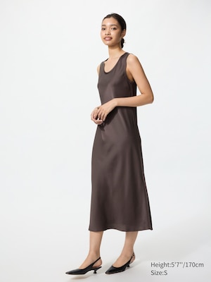 Satin Dress (Sleeveless)