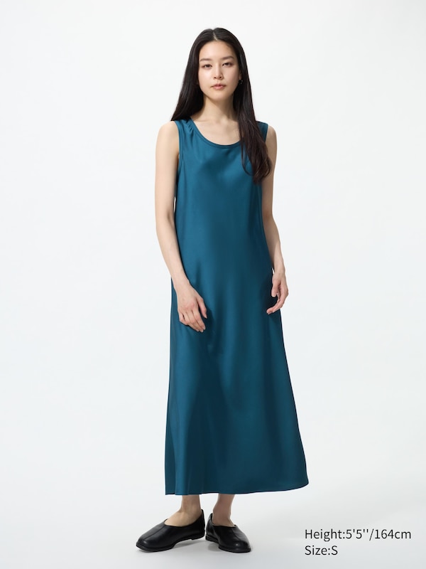 Satin Dress (Sleeveless)