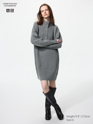 Lambswool Knit Mini Dress