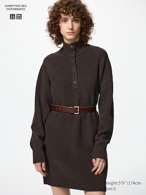 Lambswool Knit Mini Dress