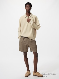 Linen Blend Easy Shorts