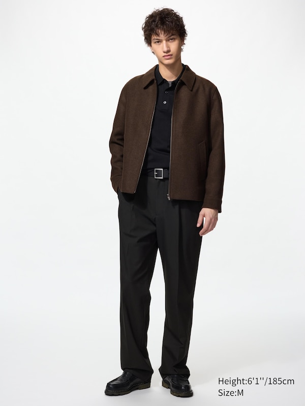 Single Collar Short Blouson