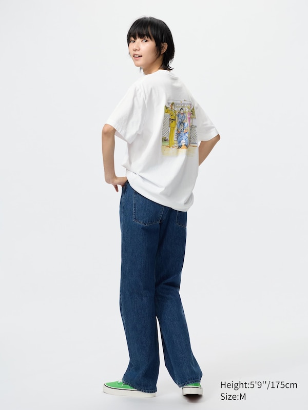 MANGA UT Shueisha 100th Graphic T-Shirt (Kochira Kutsushikaku Kamearikoenmae Hashutsujo)