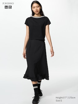 Flared Long Skirt