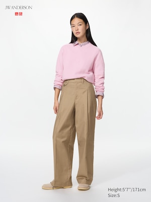 Pleated Chino Trousers