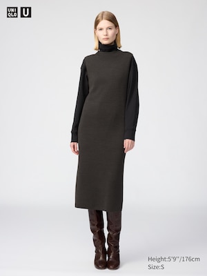Double-Faced Knit Dress (Sleeveless)
