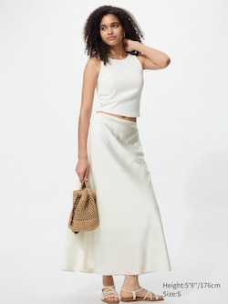 Satin Skirt (Longer)