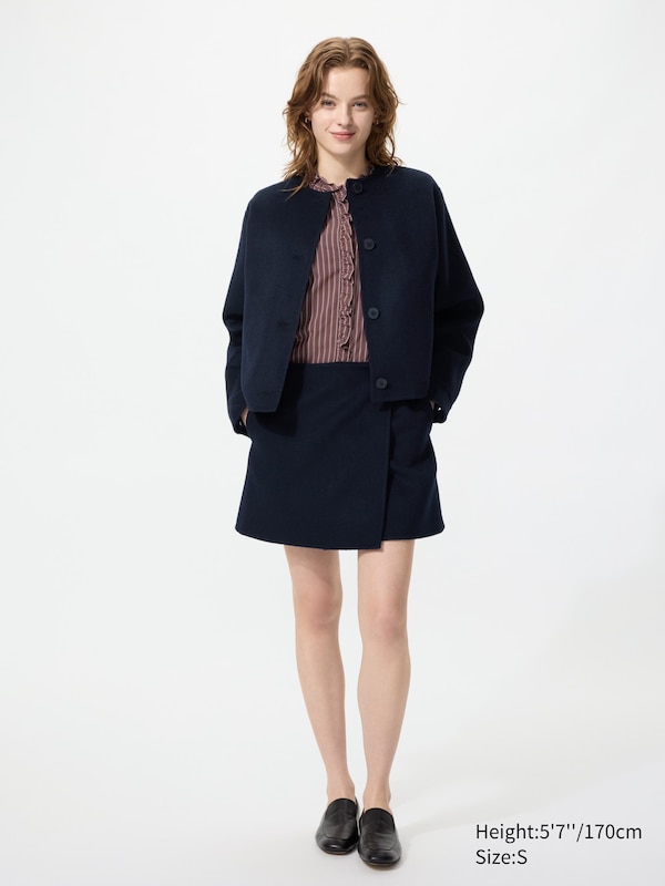 Double-Faced Wool Blend Blouson