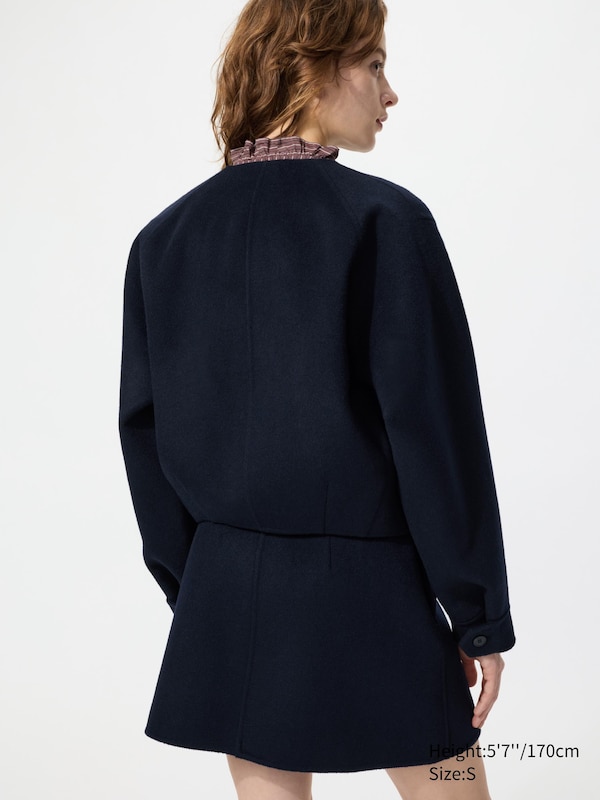 Double-Faced Wool Blend Blouson