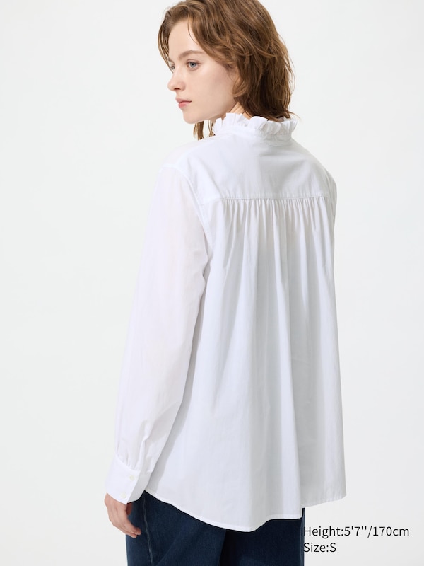 Cotton Frill Blouse