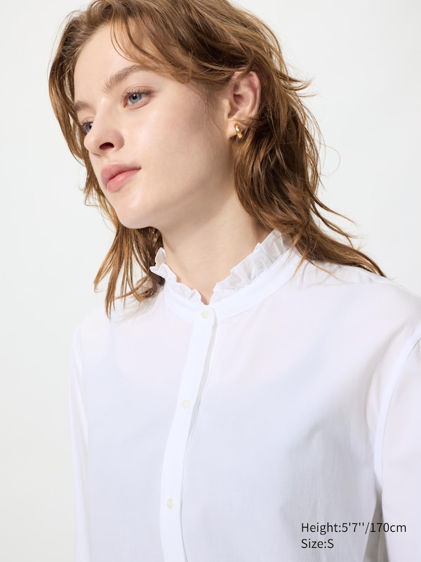 Cotton Frill Blouse
