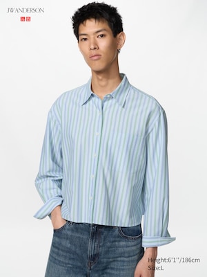 Oxford Boxy Shirt (Striped)